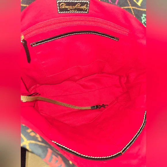 Dooney & Bourke Rainbow Canvas Shoulder Bag - Picture 6 of 14